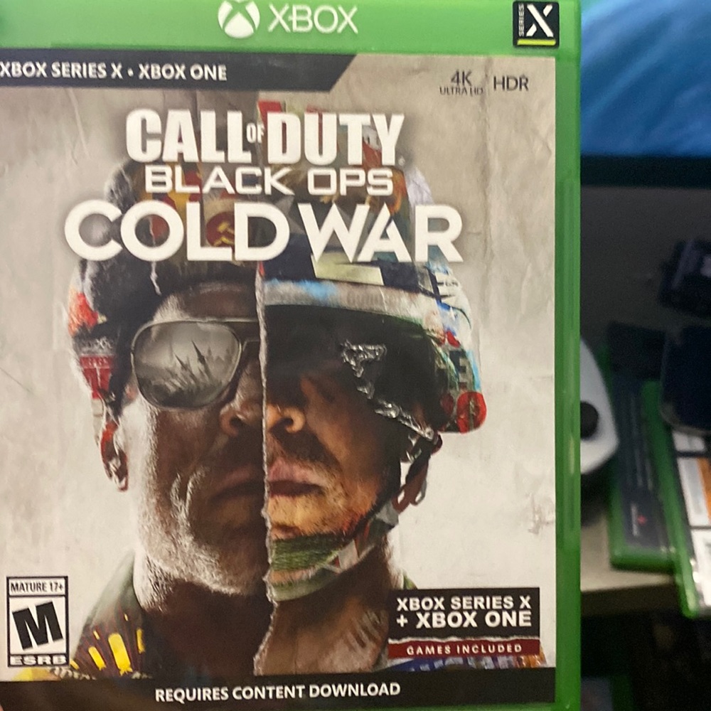 Xbox one call of duty Cold War